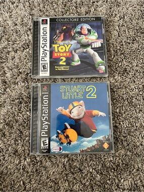 Toy Story 2 Collector’s Edition and Stuart Little 2 PS1 Games Bundle